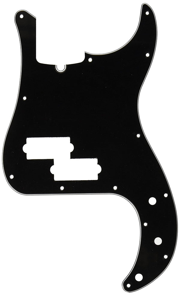 Genuine Fender 3-Ply Pickguard for Standard Precision/P-Bass - BLACK, 13-Hole