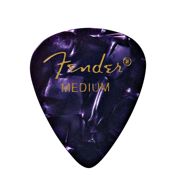 Fender 351 Premium Celluloid Guitar Picks - PURPLE, MEDIUM 144-Pack (1 Gross)