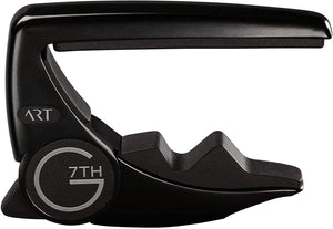 G7th Performance 3 Guitar Capo with ART, Steel String, SATIN BLACK