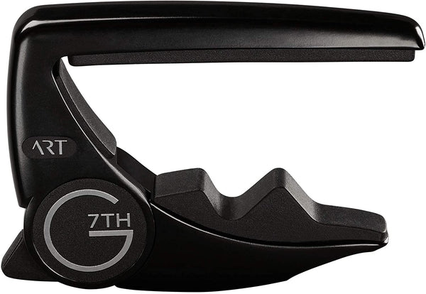 G7th Performance 3 Guitar Capo with ART, Steel String, SATIN BLACK