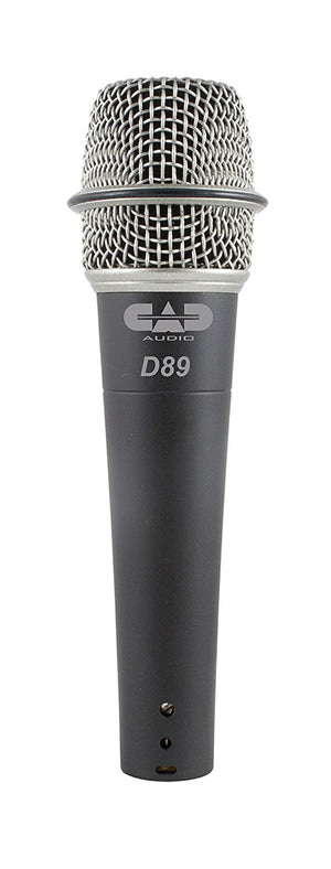 CAD Audio Live D89 Premium Dynamic Instrument Microphone Complete w/ Case & Clip