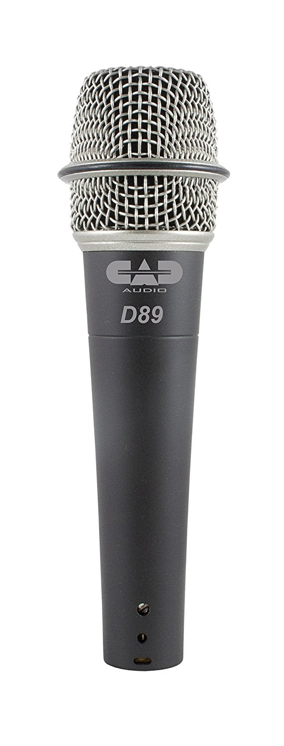 CAD Audio Live D89 Premium Dynamic Instrument Microphone Complete w/ Case & Clip