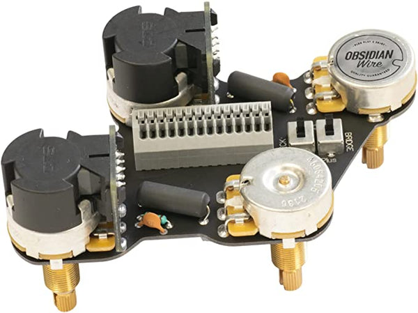 Obsidian Wire MKII Solderless Harness for 50s/60s Les Paul, Dual Split Coil