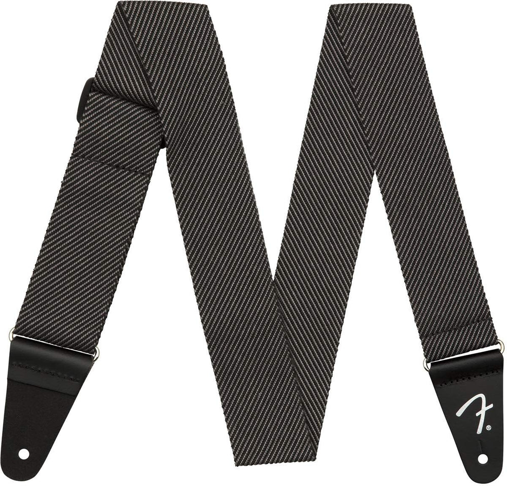 Genuine Fender 2" Modern Tweed Guitar Strap - Grey & Black - 099-1447-406