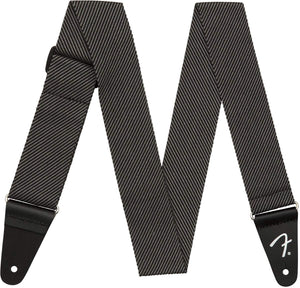 Genuine Fender 2" Modern Tweed Guitar Strap - Grey & Black - 099-1447-406