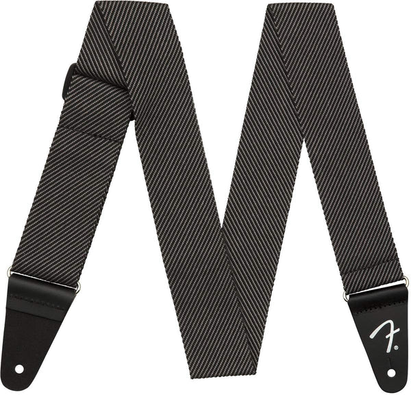 Genuine Fender 2" Modern Tweed Guitar Strap - Grey & Black - 099-1447-406