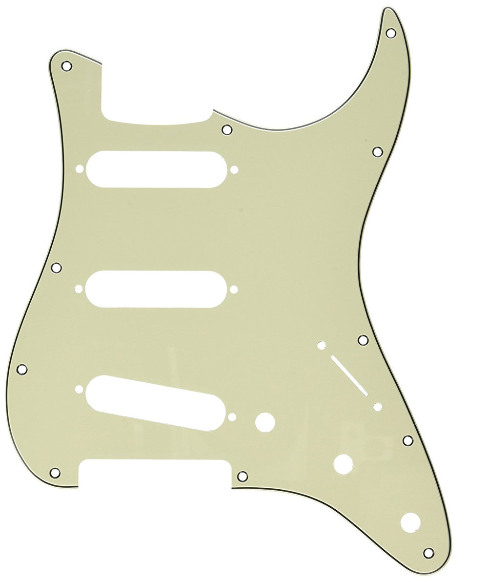 Genuine Fender Stratocaster/Strat 3-Ply 11-Hole Guitar Pickguard - MINT GREEN