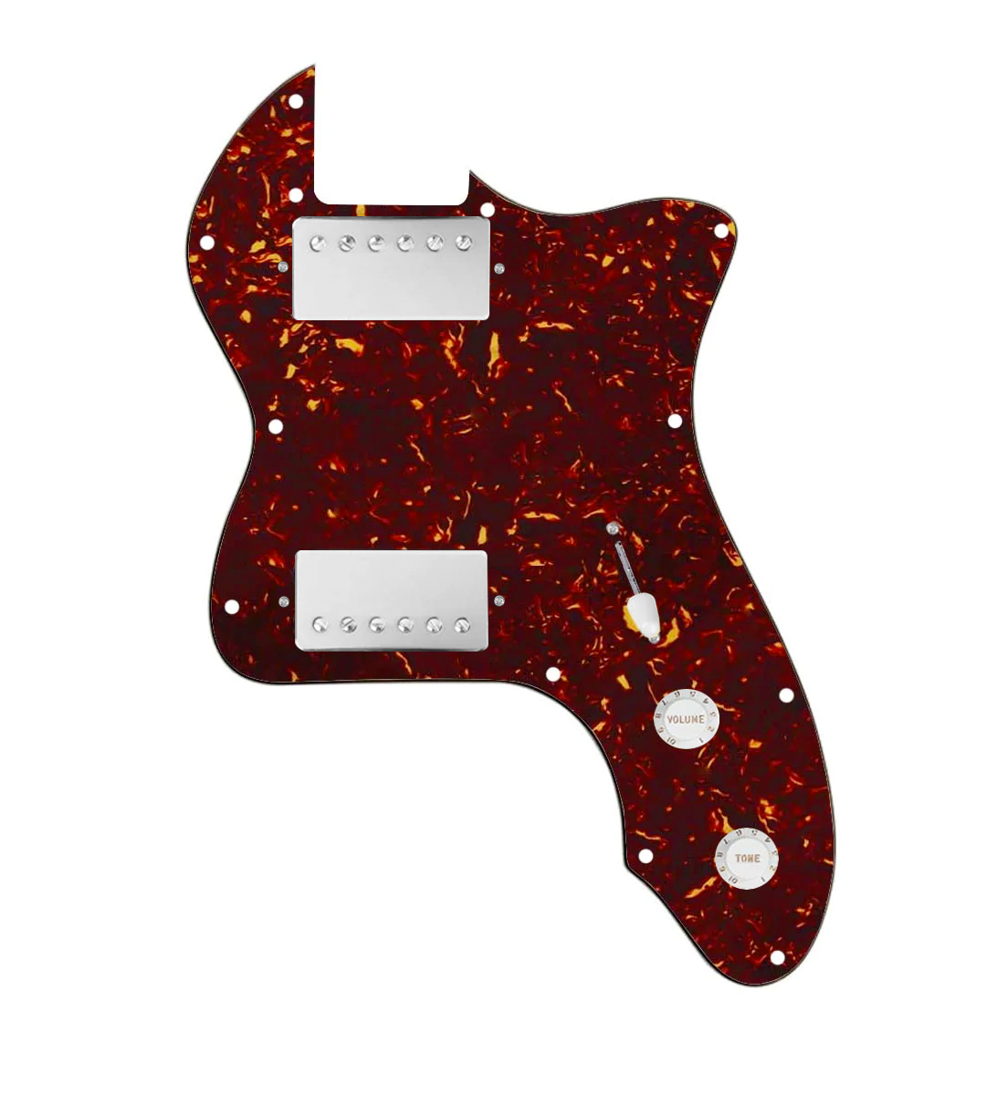 920D Custom 72 Thinline Tele Loaded Pickguard With Nickel Roughneck Hu