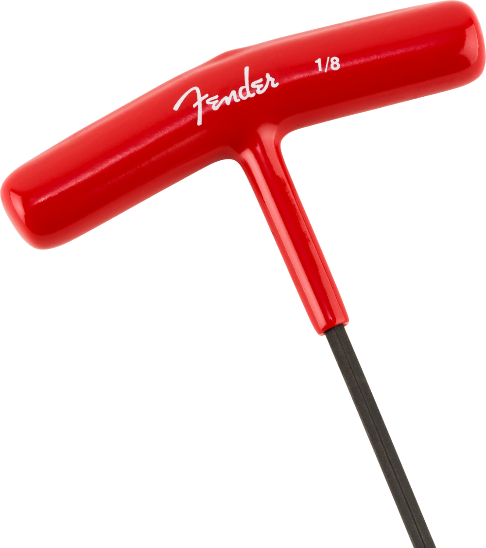 Genuine Fender Truss Rod Adjustment Wrench, "T-Style", 1/8", Red