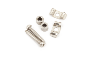 Genuine Fender Original Strat Stratocaster Chrome String Guides Trees w/ Screws