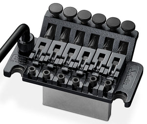Schaller Germany Floyd Rose Tremolo Kit - Black with 32mm Block, R2 Nut