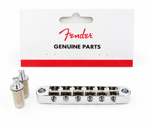 Genuine Fender Classic Player Jaguar/Jazzmaster Tune-o-Matic Bridge - CHROME