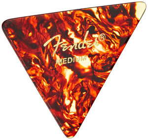 Fender 355 Triangle Shape Guitar Picks - SHELL, MEDIUM - 72-Pack (1/2 Gross)