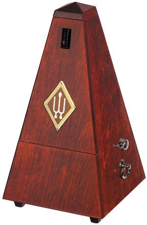 Wittner 811M Pendulum Pyramid Metronome with Bell - Mahogany Finish