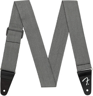 Genuine Fender 2" Modern Tweed Guitar Strap - White & Black - 099-1446-406
