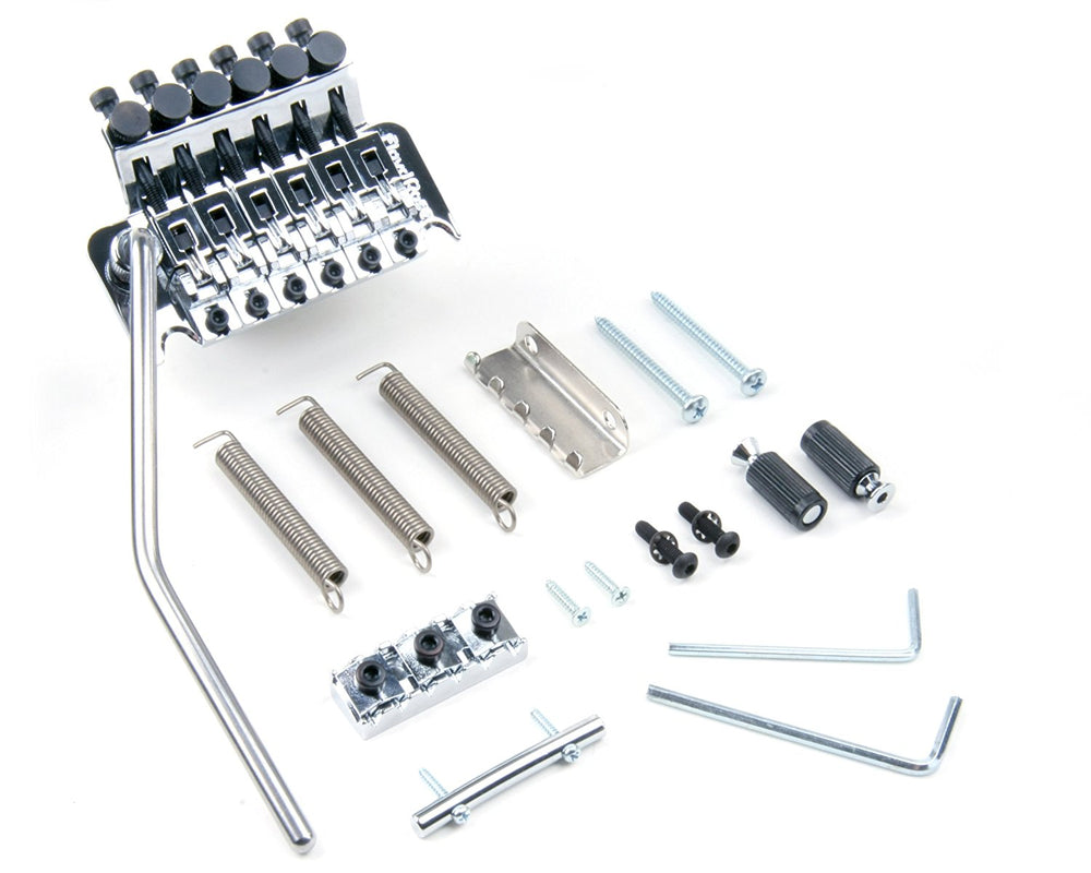 Floyd Rose Original FRT100 Tremolo Bridge System Kit with R3 Nut - CHROME