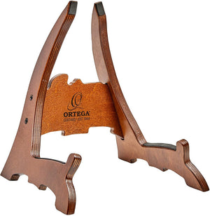 Ortega Guitars Wooden Ukulele/Uke Stand, Dark Brown