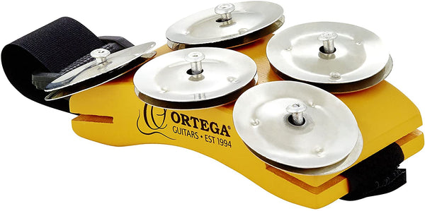 Ortega Guitars Singer/Songwriter Percussive Foot Tambourine, OSSFT