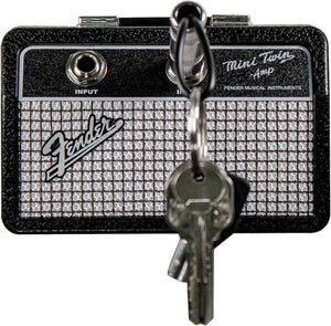 Fender Guitars Mini Jack Rack Keychain Holder, Home/Office Musician Gift