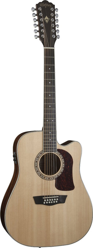 Washburn HD10SCE12 Heritage Series 12-String Cutaway Acoustic-Electric Guitar