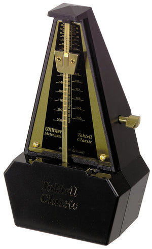 Wittner Taktell Classic Pendulum Metronome, Wind-Up, Gold Plate - 829561