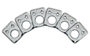 Graph Tech InvisoMatch Ratio Tuner Mounting Plates for Fender 2-Pin Hole - CHROME