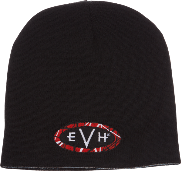 EVH Eddie Van Halen Black Knitted Beanie Hat