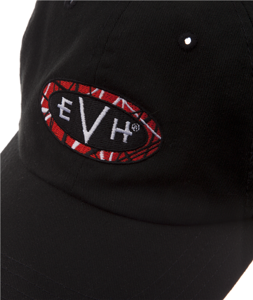 EVH Eddie Van Halen Logo Baseball Hat Cap, Black