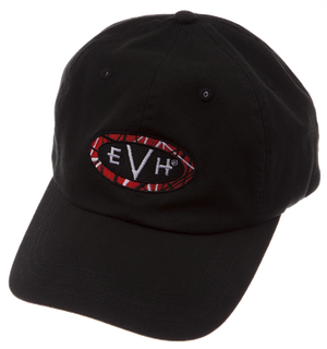 EVH Eddie Van Halen Logo Baseball Hat Cap, Black