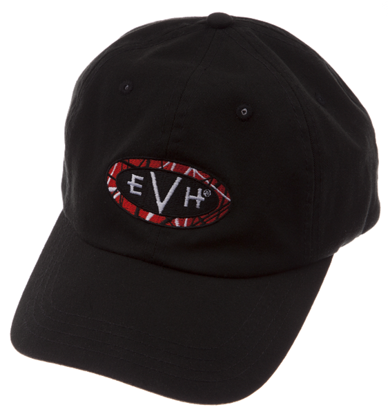 EVH Eddie Van Halen Logo Baseball Hat Cap, Black