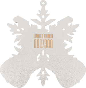 Genuine Fender Snowflake Limited Edition Metal Ornament, 2025