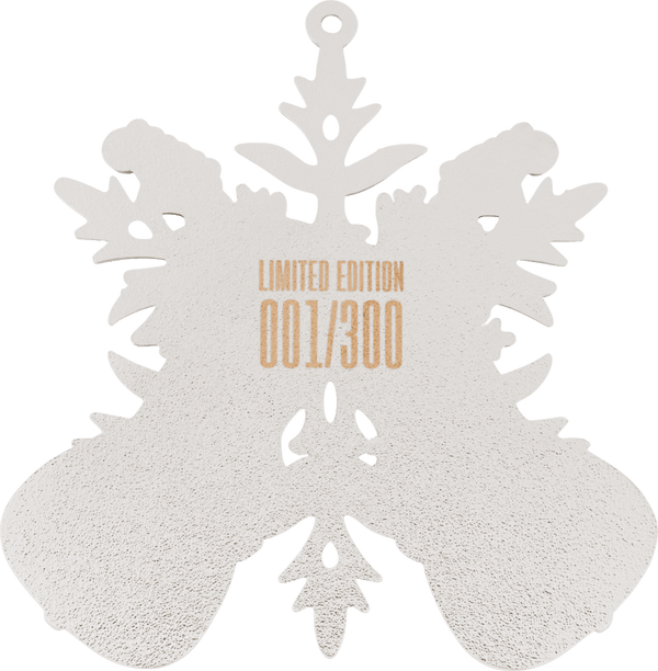 Genuine Fender Snowflake Limited Edition Metal Ornament, 2025