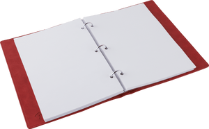 Genuine Fender Vegan Leather Music Note Book Gift, Dakota Red