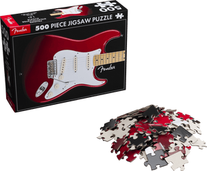 Genuine Fender 500-Piece Stratocaster/Strat Jigsaw Puzzle Guitar Player Gift