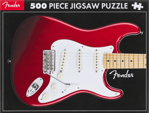 Genuine Fender 500-Piece Stratocaster/Strat Jigsaw Puzzle Guitar Player Gift