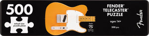 Fender 75th Anniversary Telecaster/Tele 500-Piece Guitar Puzzle, Collector's Gift