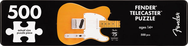 Fender 75th Anniversary Telecaster/Tele 500-Piece Guitar Puzzle, Collector's Gift