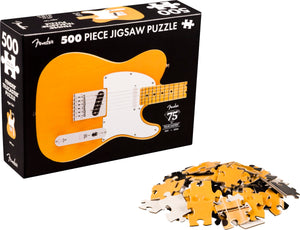 Fender 75th Anniversary Telecaster/Tele 500-Piece Guitar Puzzle, Collector's Gift