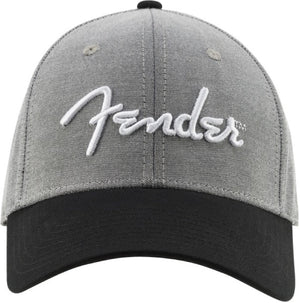 Genuine Fender Hipster Dad Hat, Gray/Black One Size Fits Most 919-0121-000