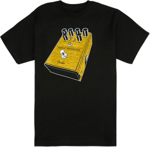 Genuine Fender Pugilist Guitar Effect Pedal T-Shirt, Black, XL, X-Large