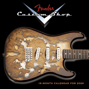 Genuine Fender Guitars 2026 Custom Shop Calendar Gift