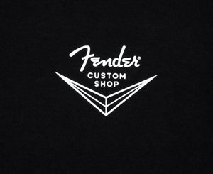 Fender Guitars Custom Shop T-Shirt Tee, Black, M, MEDIUM