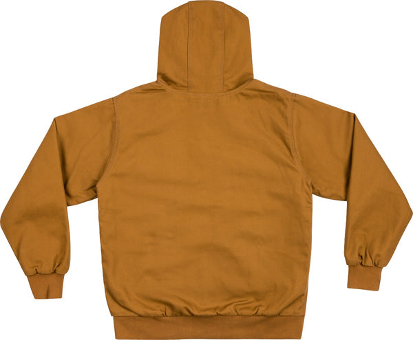 Fender Guitars Utility Canvas Hooded Coat Jacket, Saddle, XL, Extra-Large