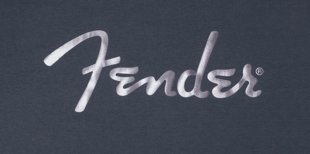 Fender Guitars Galaxy Logo Tee/T-Shirt, Indigo Smoke Blue, XXL, 2XL