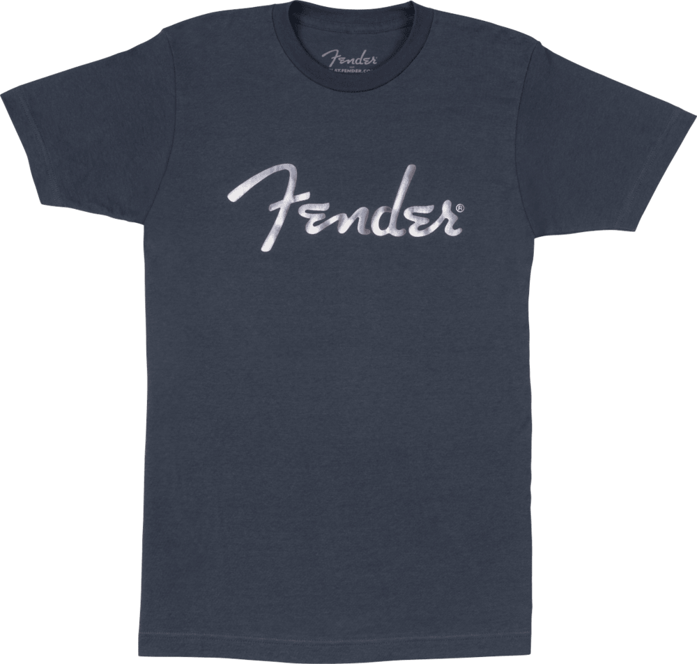 Fender Guitars Galaxy Logo Tee/T-Shirt, Indigo Smoke Blue, M, MEDIUM