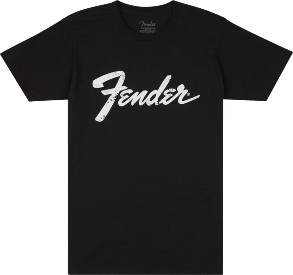 Fender Guitars Logo Date Back Tee, Black, XL, X-Large