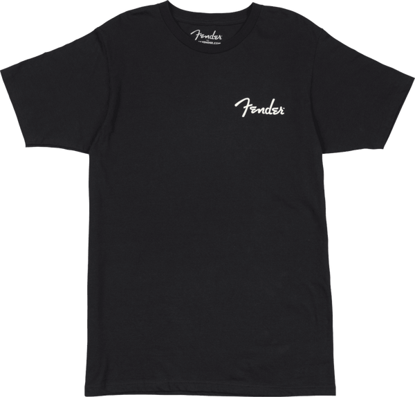Genuine Fender Support Your Local Guitar Player Tee, Black, S, Small