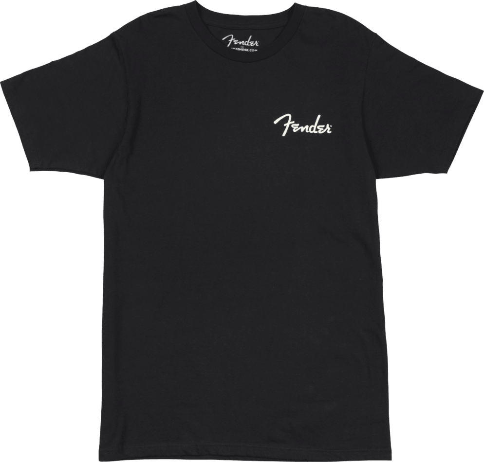 Genuine Fender Support Your Local Guitar Player Tee, Black, 2XL, XX-Large