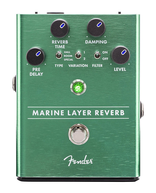 fender in a box pedal Fender Marine Layer REVERB Electric Guitar Effects Stomp-Box Pedal