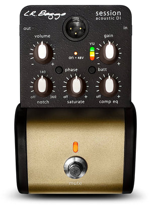 LR Baggs SESSION DI Acoustic Guitar Compression EQ DI Direct Box Preamp Pedal
